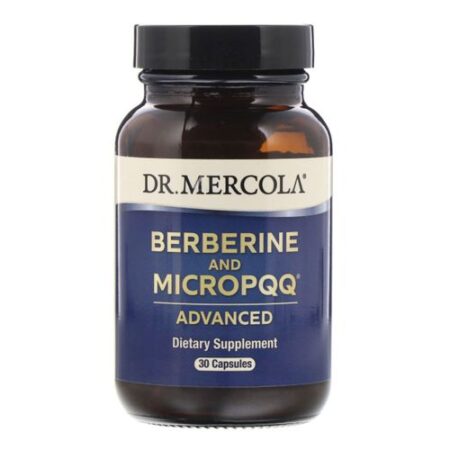 DR MERCOLA, Berberine et MicroPQQ Avancée, 30 Gélules