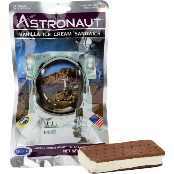 Astronaut, Glace Sandwich, Lyophilisé, Vanille,100% Naturel