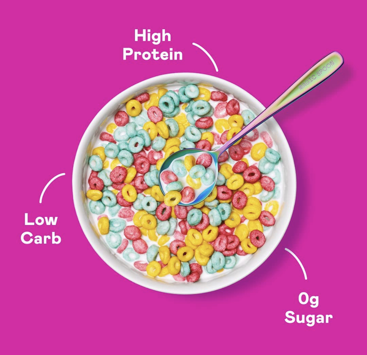 MAGIC SPOON, Céréale Fruity, 13g Protéines, 0 Sucre , 4g Carbs, Keto – Image 2