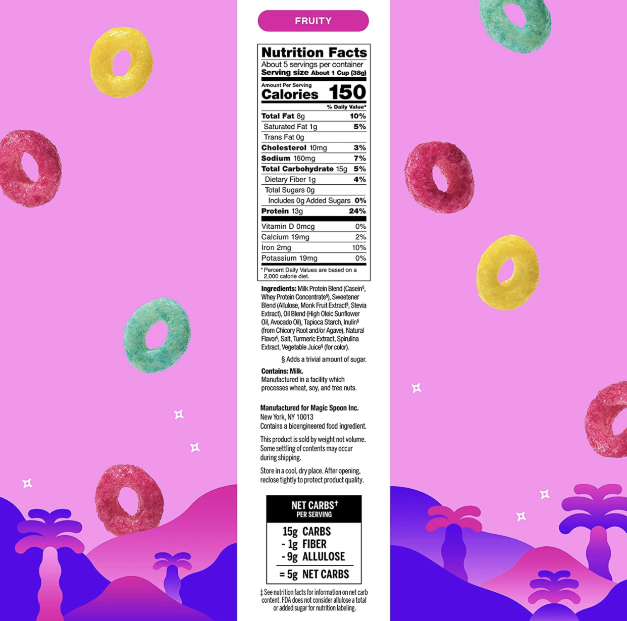 MAGIC SPOON, Céréale Fruity, 13g Protéines, 0 Sucre , 4g Carbs, Keto – Image 4