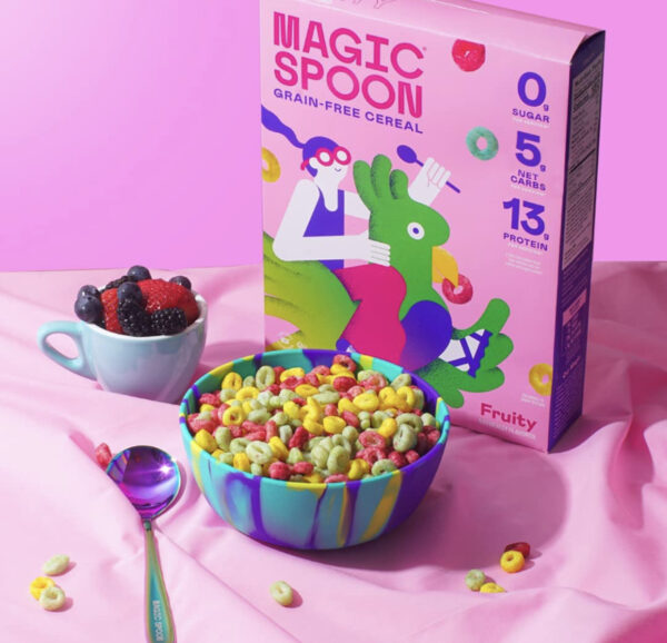 Magic Spoon Céréale Fruity, 13 g Protéines, 0 Sucre, 4 g Carbs, Keto