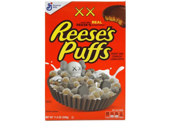 REESES, Céréales Reeses Puffs, Edition KAWS, 326g
