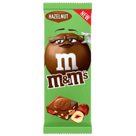 M&M’s, Tablette De Chocolat Au Lait Noisette, 165g, Édition limitée