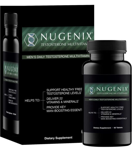 Testostérone & Multi-Vitamine, Formule Super Concentrée , 60 Tablettes