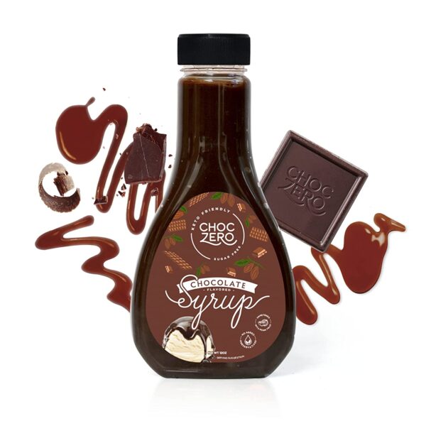 Choczero Sirop Chocolat, 0 Sucre, Régime Keto Diet, 354 ml