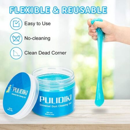 Gel nettoyant pour voiture, poussière, grille d'aération, boitier, efficace