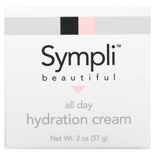 Sympli Beautiful, Crème de jour Hydratante Intensive, Acide hyaluronique, 57 g