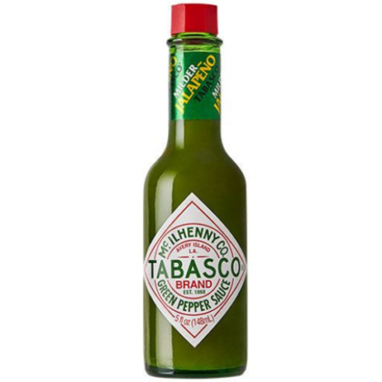 Tabasco Sauce Green Jalapeño, Unité Scoville 600 - 1200 !