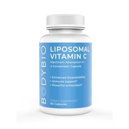 BODYBIO, Vitamine C Liposomale, Absorption Maximale, 60 Capsules Vegan