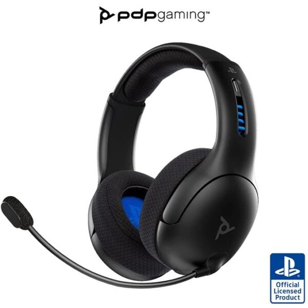 PDP, Casque LVL50, Sans Fil Sony Playstation Noir, Gaming, Haute Définition