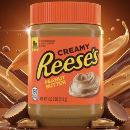 REESES, Beurre de Cacahuète, Crémeux et Onctueux, 510g
