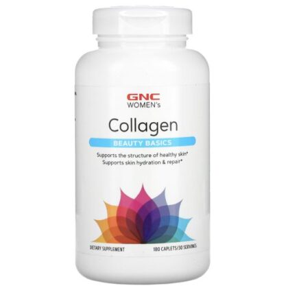 GNC Collagène & Acide Hyaluronique pour Femme, 180 Caps
