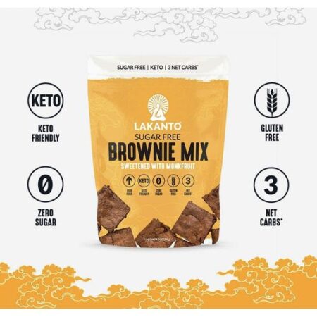 Mélange pour Brownie, 0 Sucre, Keto, Cabs, Sans gluten, 275g