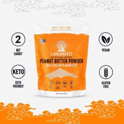 Poudre de Beurre de cacahuète, 0 Sucre,6 g de Protéines, 2 g Carbs