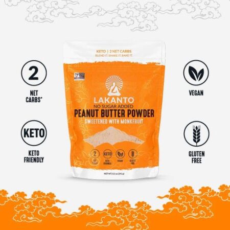 Poudre de Beurre de cacahuète, 0 Sucre,6 g de Protéines, 2 g Carbs,