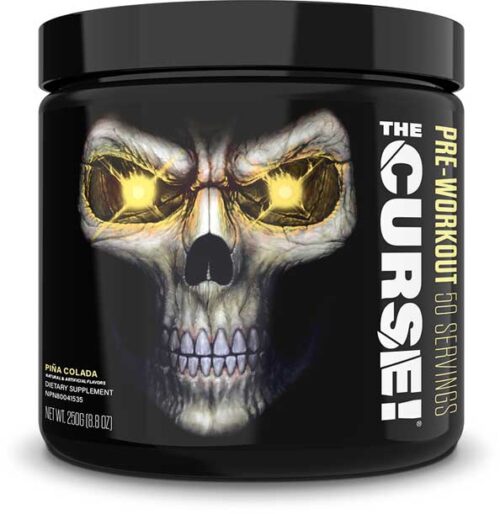 THE CURSE Pré-Workout Énergie - Concentration - Force - Booster d'oxyde nitrique, Créatine et Caféine - 50 Servings