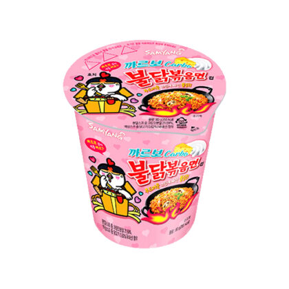 Samyang Noodles, Carbonara Hot Chicken flavor Ramen, Spicy