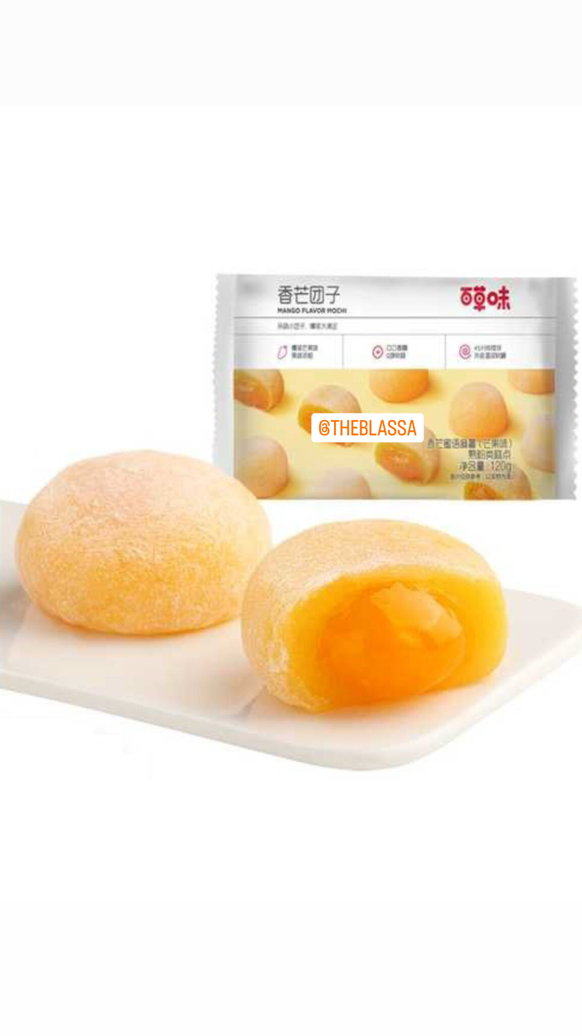 Bai Cao Wei Mochi, Gout Mangue, Boite de 6 X, 120 g