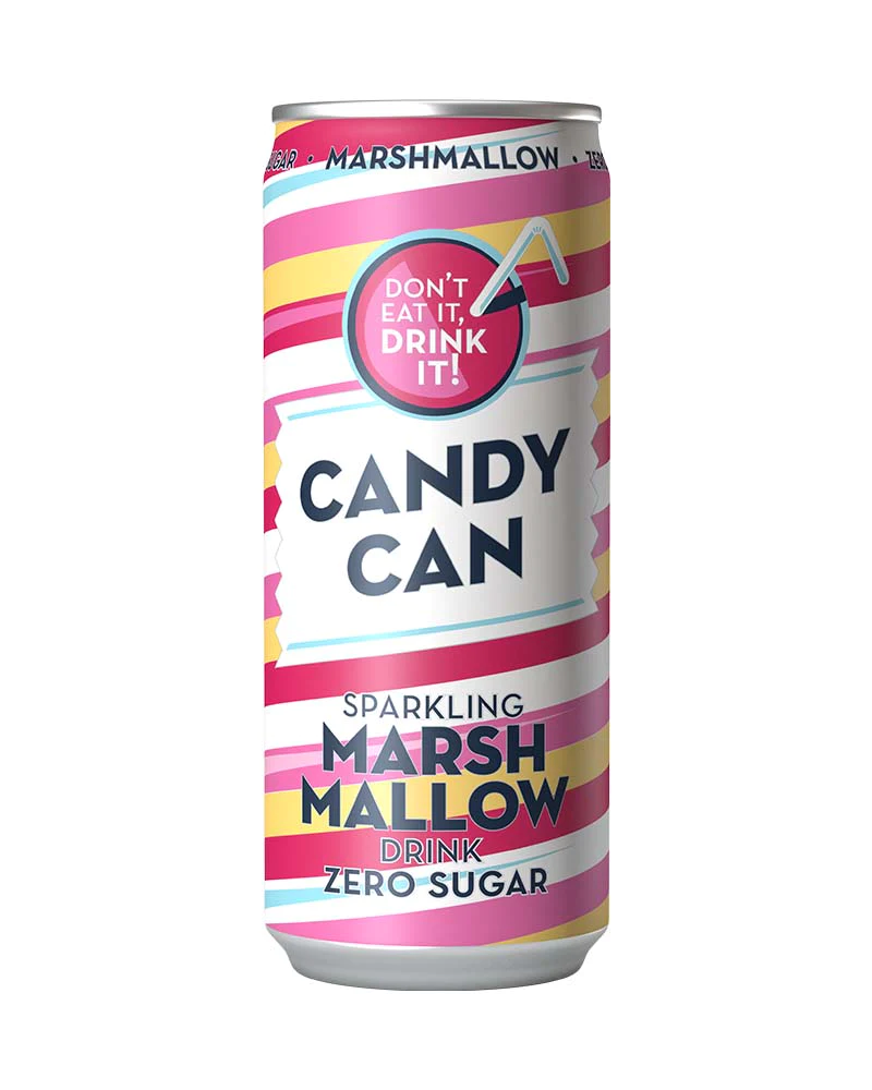 CANDY CAN, Marshmallow, Boisson Pétillante, 0 Sucre, 330 ML – Image 2