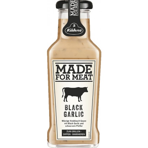 Sauce, Black Garlic, Vegan, 0 Arômes artificiel, Halal 235 ml