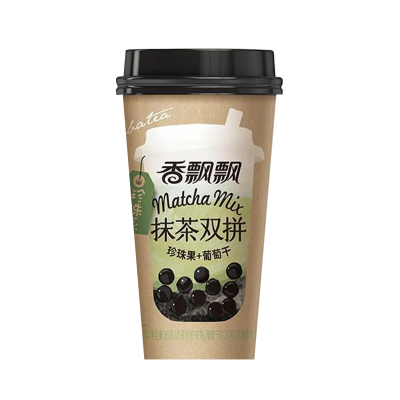 Xiang Piao Piao Matcha Bubble Mix, Milk Tea, (Bubble Tea), 93 g
