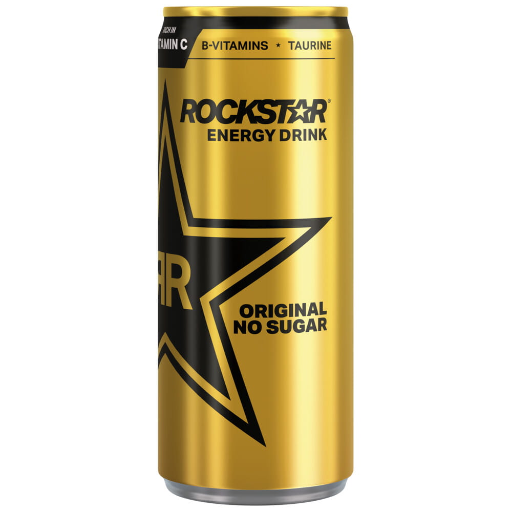 Rockstar Energy Drink, Gold, 0 Sucre, 500 ml
