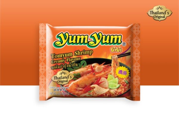 YUM YUM, Nouilles, Crevettes à la Crème