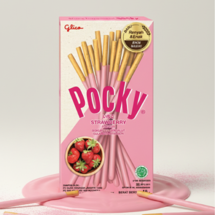 GLICO Pocky Crème de Fraise 45 g