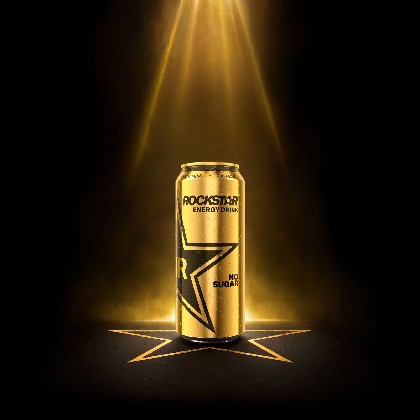 ROCKSTAR, Energy Drink, Gold, 0 Sucre, 500 ml – Image 2