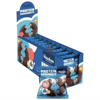 Alasature Donuts Protéinés, Cookies & Cream, 16 g de Protéine, 8 X