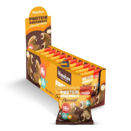 ALASATURE, Donuts Protéinés , Chocolat, 16g de Proteine8 X