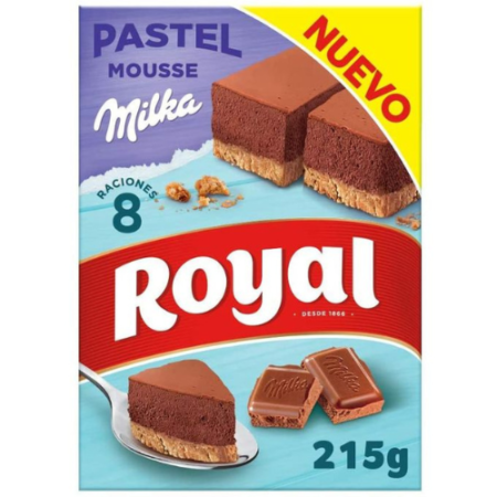 MILKA, Gâteau de Mousse au Chocolat Milka, Préparation en Poudre Rapide, 8 Portions, 215 g