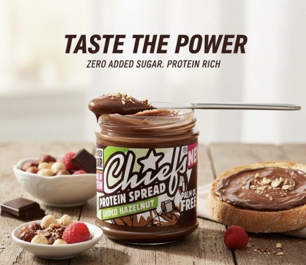 Chiefs Protein Spread 200 g | Pâte à Tartiner Protéinée 22 g Faible en Sucre