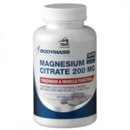 BODYMASS, Magnésium Citrate 200 Mg, 60 Tabs
