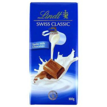LINDT, SWISS CLASSIC, Milk Chocolate, 100g