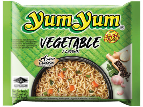Yum Yum, Nouilles Instantanées, Saveur Vegan, Halal