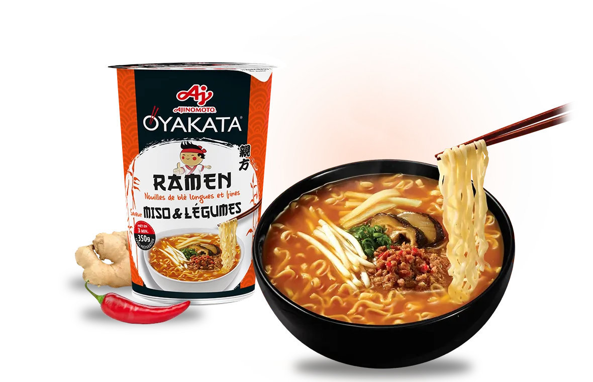 Oyakata, Ramen, Miso Légumes, 66g – Image 2