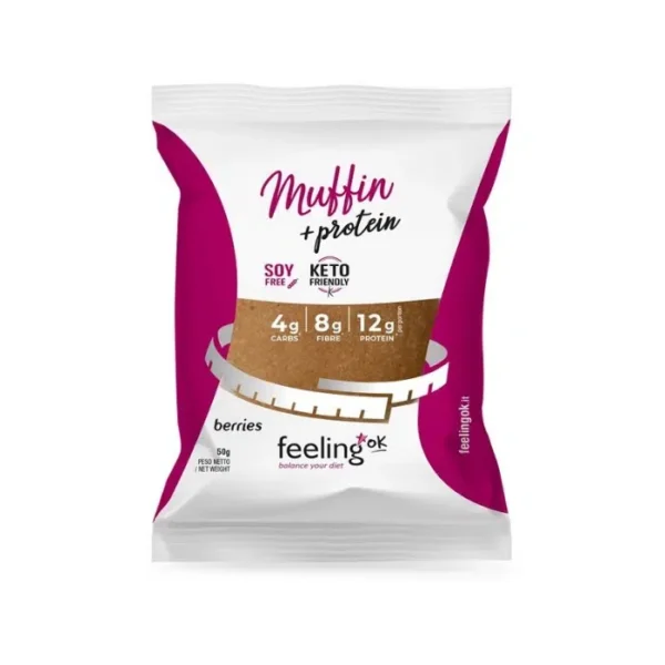 Feeling OK Muffin Protéiné, Aux Baies, 50 g
