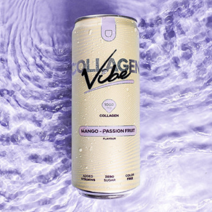 Collagen Vibe, Boisson Collagène, 1000 mg, Saveur Mango passion, 330 ml