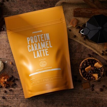 Prozis Latte au Caramel Protéiné, Extra Caféine 400 g