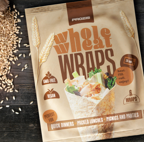 Prozis, Wrap de Blé Complet. 6 X