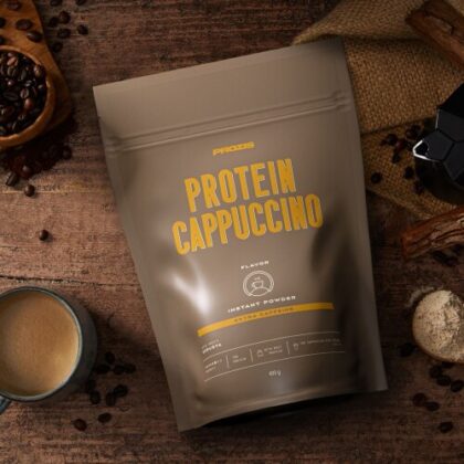 Prozis Cappuccino Protéiné, Extra Caféine, 400 g