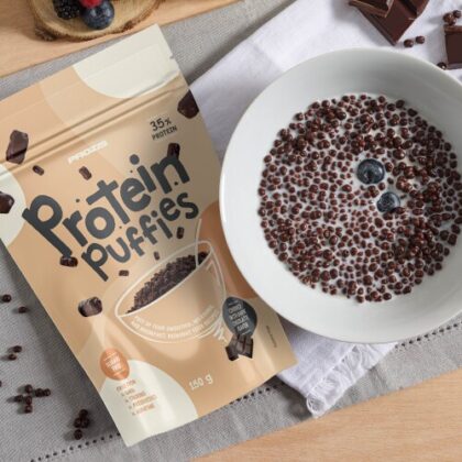 Prozis Protein Puffies - Dark Chocolate Coating 150 g, 36 % Protein