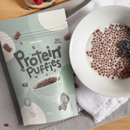 Prozis Protein Puffies - Milk Chocolate, 150 g, 36 % Protein