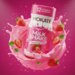 Mokate MilkShake Strawberry 500g 12 Vitamines