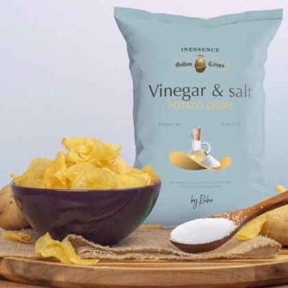 Inessence Chips Premium, Vinegar and Salt, 125 g