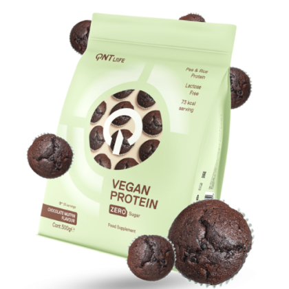 QNT Vegan Protein, Chocolate Muffin, 500 g