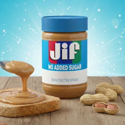 Jif No Added Sugar Creamy Peanut Butter Spread 439 g