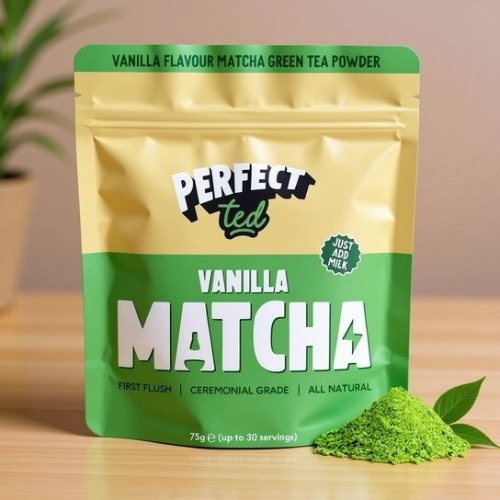 Matcha Vanille Premium | Perfect Ted 75 g – Sans Gluten Vegan