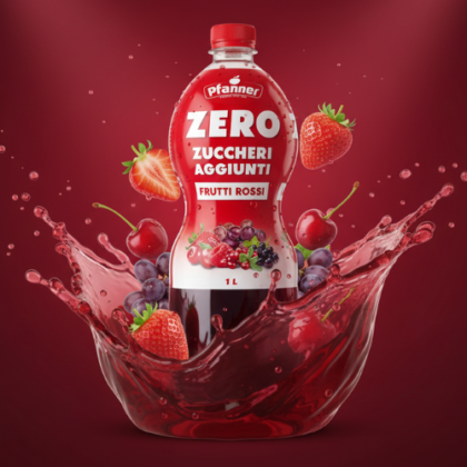 Pfanner Zero Fruits Rouges 1L – Boisson aux Fruits 0 Sucres Ajoutés
